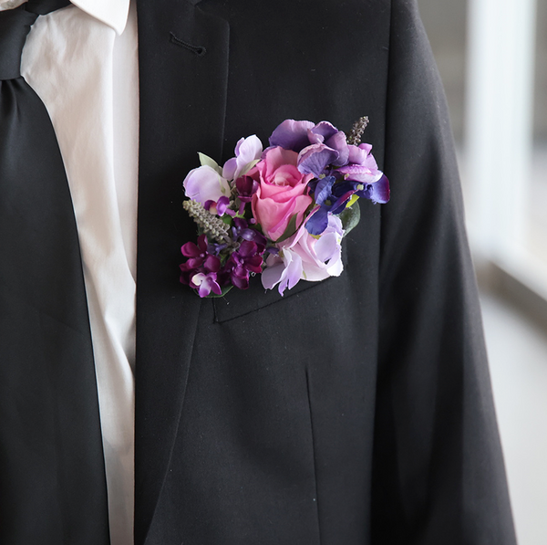 Lucky Lavender Boutonniere