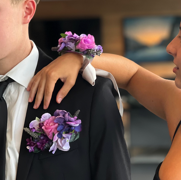 Lucky Lavender Boutonniere