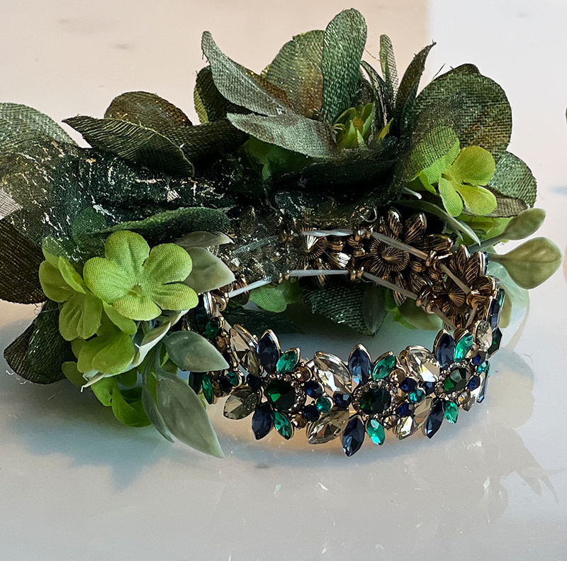 Emerald Jewel Wristlet