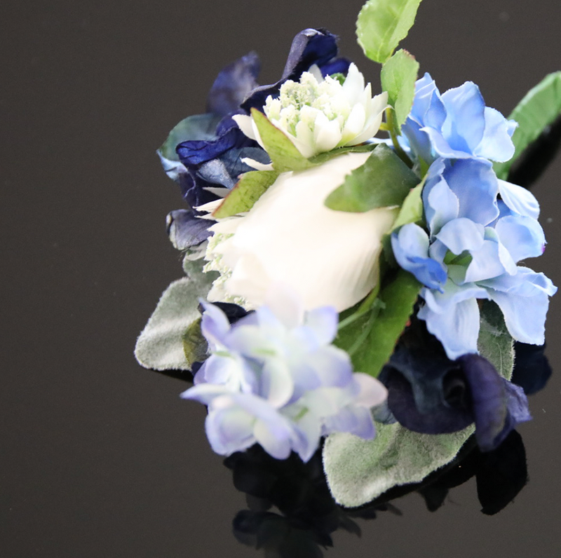 Prom Prince Blue Charming Boutonniere